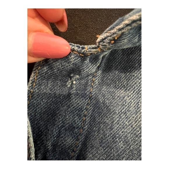 El Amario De Judith Embroidered Jean Jacket Medium - Picture 5 of 11